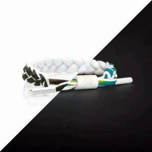 COD RASTACLAT GELANG BRACELET PRIA - GELANG SPORT PUTIH REFLEK