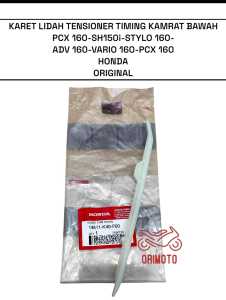 Orimoto- KARET LIDAH TENSIONER TIMING KAMRAT BAWAH PCX SH150i STYLO ADV VARIO 160 HONDA 14611-K40-F00 ORIGINAL