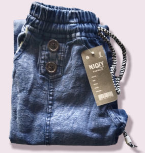 Celana anak perempuan baggy pants semi jeans trendy dan kekinian