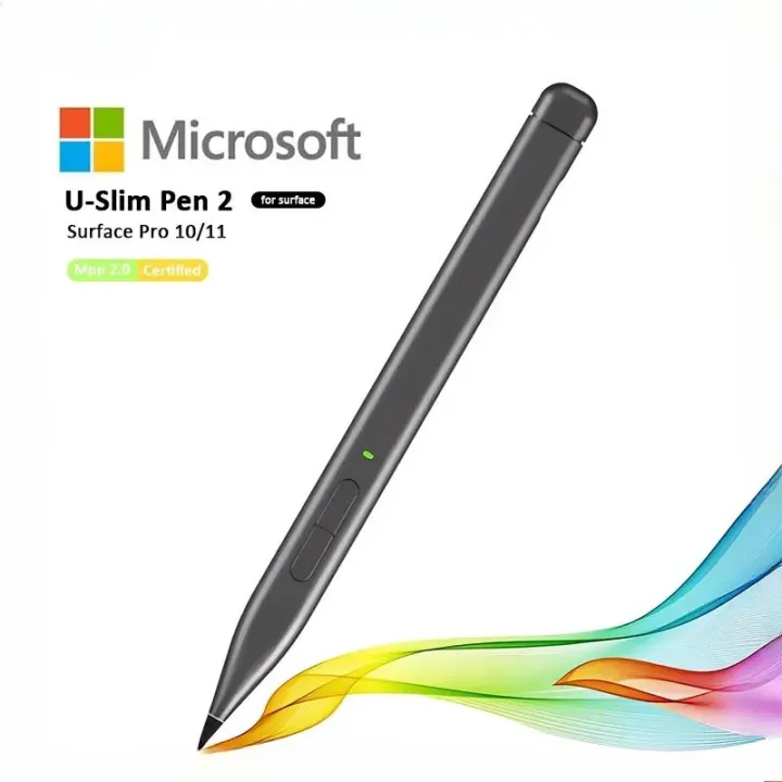 Slim Pen 2 For Microsoft Surface Pro 10 8 9 4096 Palm Rejection Ink ...