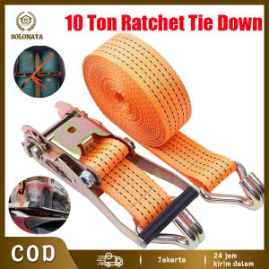 10 Ton Tali Kecepatan Ratchet Tie Down 4 cm x 6M/8M/10M 5CMx 6M/8M Tali pengikat barang /Tali Ikat Barang Mobil Truk 10 Ton Webbing Cargo Lashing Belt Trackbelt Tali Ikat Sabuk Truk Tali Webbing Gladiator Rachet Tie Down Tali Ikat Barang Mobil Truk