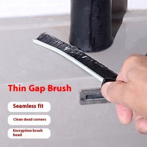 LEBI Multi-Functional Long Strip Gap Brush for Toilet Windows Doors and Corners Cleaning Tool
