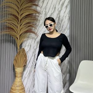 CRS - FALERIE LONGSLEEVE SQUARE SHIRT BLOUSE -PN