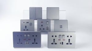 13A with USB Type-c 18W Quick Charge Wall Power socket plugUniversal wall light switch Dual USB Electrical outlet AC110-250V