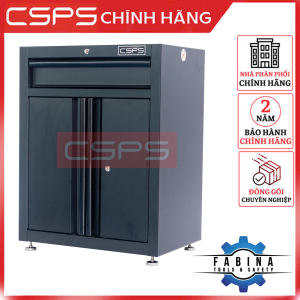 Tủ dụng cụ CSPS 61cm - 01 hộc kéo màu đen có chân tăng chỉnh