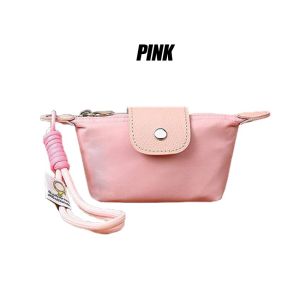 Portable Large Capacity Coin Purse Wrist Strap Keychain Travel Wallet Women Zipper Mini Cosmetic Bag Girls Bank Card Key Bag