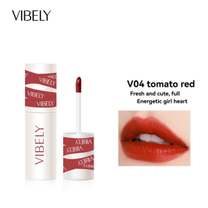 VIBELY Matte Lipstick Lip Clay Matte Long Wear Velvet Lip Gloss Lipstick Is Waterproof And Sweatproof Non-fading And Can Be Used On Both Lips And Cheeks.