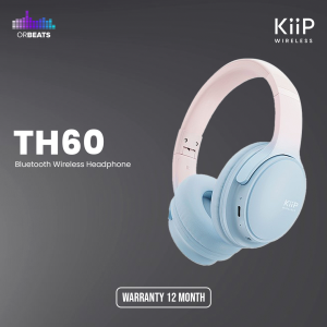 KiiP Wireless TH60 Headphone Bluetooth Wireless Headset Earphone {Free Stiker}