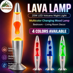 Termaya Creative Wax Volcano Lava Jellyfish Lamp Liquid Motion Atmosphere Lamp Office Bedroom Night Light Decor