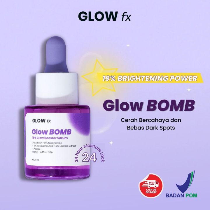 GLOW FX Glow Bomb Serum - Serum Glowing & Bekas Jerawat 19% Brightening Power