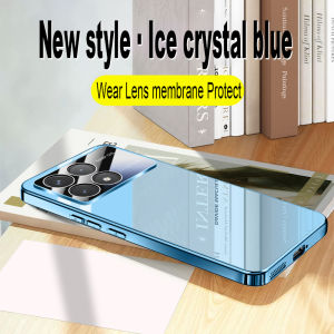 Ốp Gương tinh thể Băng Acrylic sành điệu áp dụng cho Xiaomi Redmi k80 K80 Pro k70pro k70ultra k70e với màng khép kín vỏ bọc Vỏ chống sốc