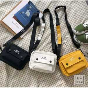 TERBARU!!! TAS SELEMPANG MINI Wanita Pria DCY Chaomeiren Kekinian Remaja Korea Modis Lucu Cowok Cewek Distro Depan Fashion Untuk Fit Bag Ukuran Hp Handphone dan Uang Kecil Laki Laki Murah Model Style Slingbag Slempang