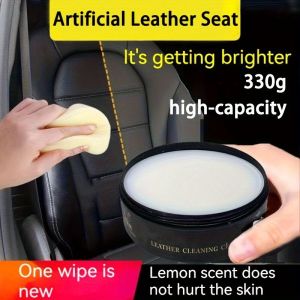 160 grams / Leather care cream - Leather conditioner for bags shoes and various types of leather. Leather care oil. Moisturizing care ointment for leather garments and leather products. Womens bags. Maintenance for car leather seats.