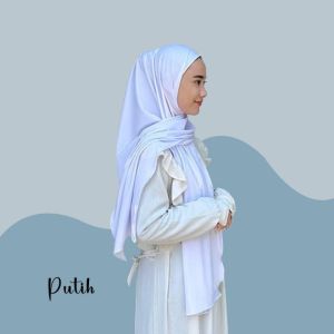 Vioni Fashion / Pashmina Oval Instan Jersey / Hijab Oval Instan / Kerudung Instan / Harga Grosir / COD