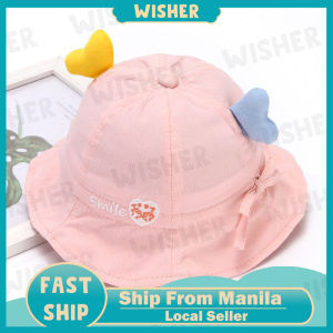 Baby sun hat Baby hat adjustable cotton breathable beach hat suitable for 6-24 months old