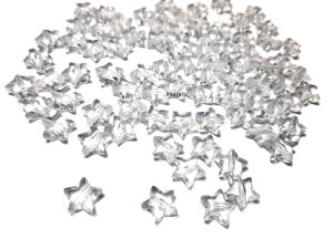 100 pcs Cute Transparent Star Beads For DIY Jewelry making Accessorie 100 pcs