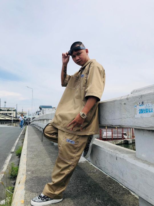 Khaki 2024 pants streetwear