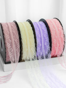 Lace Hollow Wrapped Ribbon Flower Wrapped Baking Cake Ribbon Floral Hand Lace Garment Accessories 49Yards2026