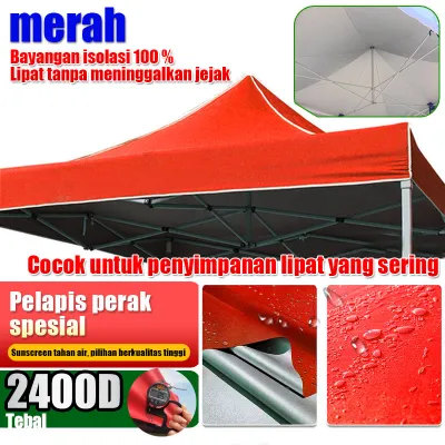 【Turunkan suhunya】tenda jualan (Bahan Polyester 1200D) Anti Air / Panas payung tenda jualan tenda jualan 2x2 full set tenda lipat jualan tenda jualan 2x2 tenda jualan 3x3 tenda lipat