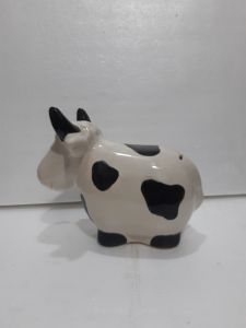 Tượng trang trí gốm con bò sữa D25 cm