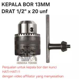 KEPALA BOR  DRAT 13MM DRILL CHUCK MUR 13 MM KEPALA BOR MUR DRAT DALAM MURAH BAGUS MURAH
