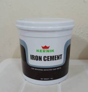 KERNIK Iron Cement ซีเมนต์เหล็ก ปะซ่อมผิวชิ้นงาน อุดรูพรุนหรือตามด 1kg.