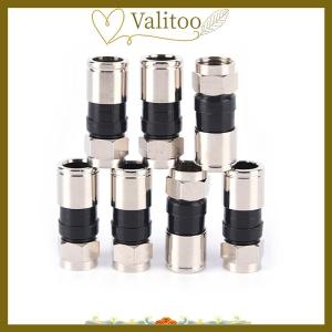 [Valitoo] 10 pcs RG6 F Type Compression 2.7cm high quality Snap Seal Plug Connector