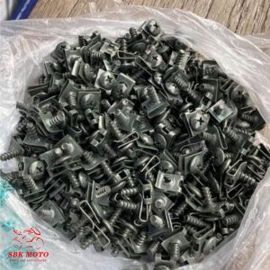 100PCS Motorcycle Body Screw Flower Body Bolt with Clip Fairings Screw Nut Motorcycle Body Screw Motorcycle Fairing Bolt Fairing Clip Plastic Fastener Motorcycle Bolt Kit Motorcycle Repair Parts Honda Click Parts Yamaha Mio Accessories