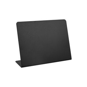 ฉลากติดแพนทรี่ป้ายกระดานดำรูปตัว L Papan Nama ป้ายกระดานดำขนาดเล็กฉลากอาหารอุปกรณ์ตกแต่งงานแต่งงานบุฟเฟ่ต์สำหรับงานปาร์ตี้