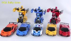 CEVENNESFE Autobots 2 In 1 Electric RC Car Transformation Robots Children Boys Toys Outdoor Remote Control Sports Deformation Car Robots Model Toy New Years gift