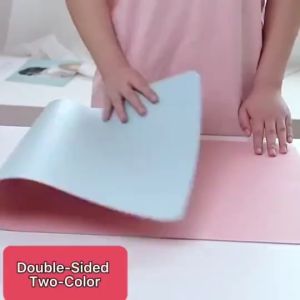 Two Tone Desk Mat Laptop Mat Pad Gaming Large Mouse Pad Double Sided Mousepad Waterproof PAZU