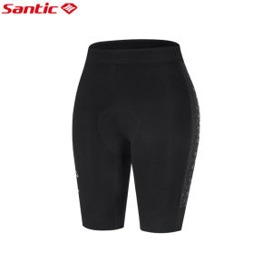 Santic Women Cycling Shorts 5 Hours Shockproof 4D Padded Breathable Reflective Bike Short Pant