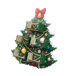 COUPLECOL Cây thông Noel Giá trưng bày kẹo Giáng sinh Ông già Noel Bông tuyết Giá để đồ Sáng tạo Trang trí Đồ trang trí bàn làm việc Tiệc Giáng Sinh