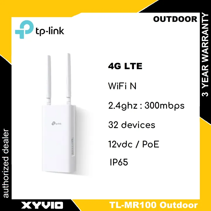 TP-Link TL-MR100-Outdoor 4G 300 Mbps Wi-Fi Outdoor Modem Router