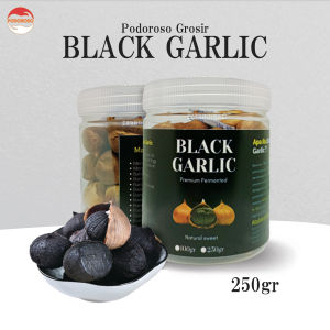 Black Garlic Kemasan 250gr / Bawang Hitam Tunggal HERBAL BERMACAM KHASIAT - BAWANG TUNGGAL HITAM PREMIUM