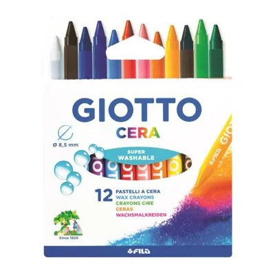 Giotto Cera Wax Crayon 12pcs G_281200-FI