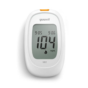 [Official] Yuwell 582 Blood Glucose Meter with Blood Lancet Pen Strips (2x25pcs)& Lancets (1x50pcs)