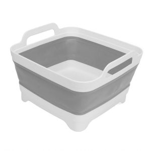 ​​Foldable Collapsible Dish Tub 9.4L Portable Sink Basin Vegetable Washing Storage Basket