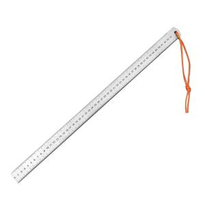 Stainless Steel 50cm Straight Ruler Thickened Measurement Tool Car Mount Defense Ruler Inch MM Double Sided Scale