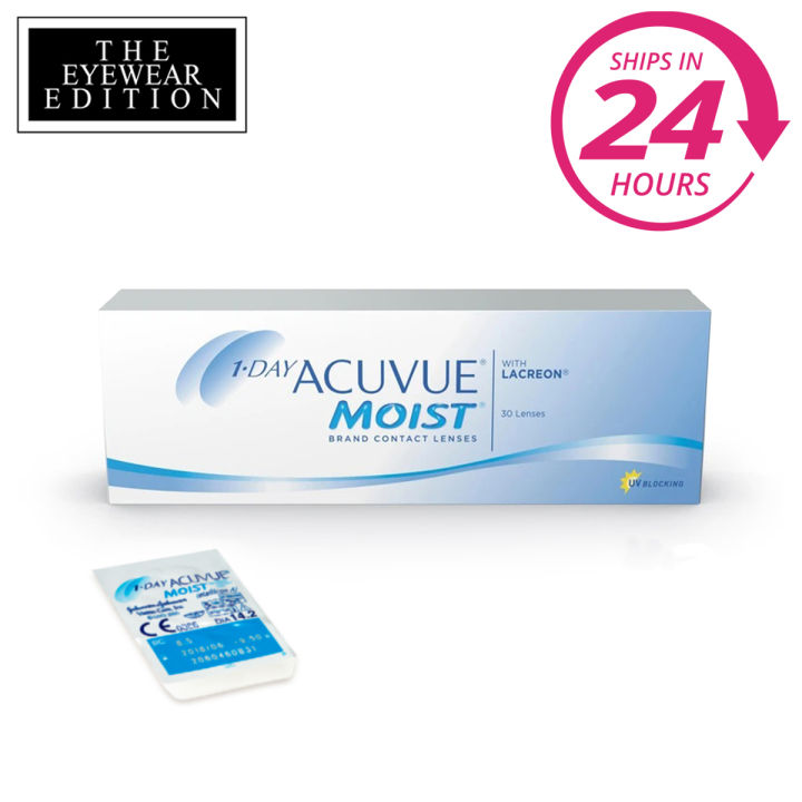 1 Day Acuvue Moist Daily Contact Lens 30pcs Lazada 6443