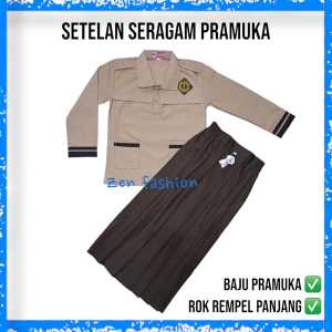 SET SERAGAM PRAMUKA SIAGA SD PEREMPUAN PANJANG