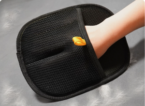 Two-way Pet Static Hair Removal Gloves Highly Efficient Hair Absorption Without Splashing Soft Silicone Teeth Do Not Hurt Pet Skin Sticky Artifact