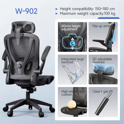 XPANSE W902 Ergonomic Office Chair Computer Study Chair Gaming Chair Light Weight【30 Day Free Trial】
