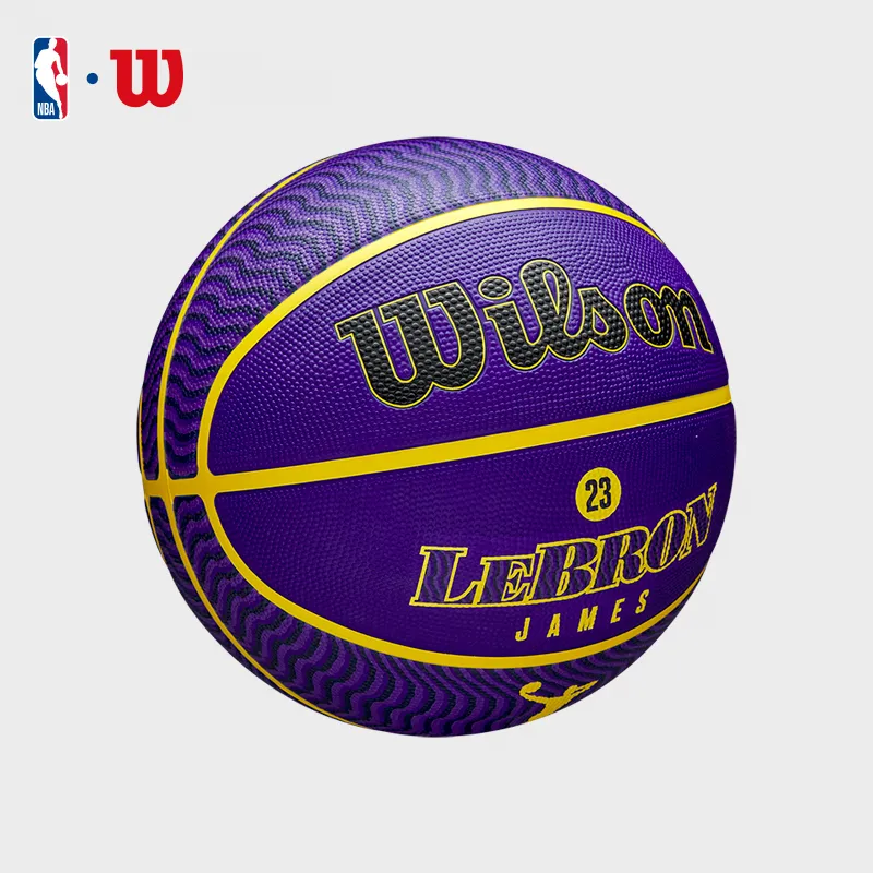 Wilson NBA Player Icon Outdoor Basketball LeBron NE (Size 7