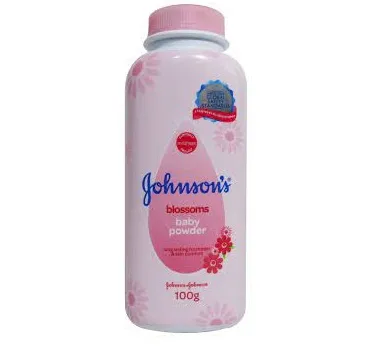 NEW FORMULA Johnsons Baby Powder Blossom Pink 100g