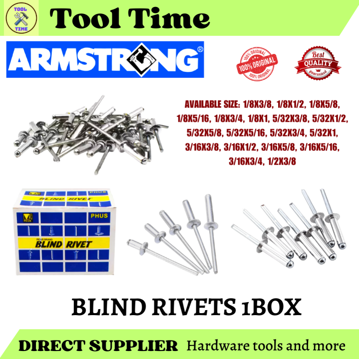 ALUMINUM BLIND RIVETS 1BOX | Lazada PH