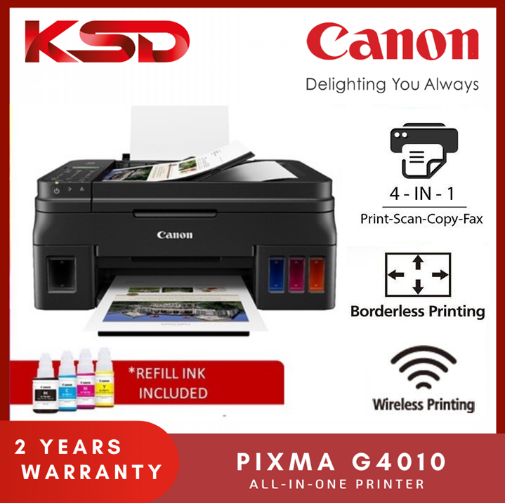 CANON PIXMA G4010 Printer Canon G4010 Refillable Ink Tank All-In