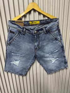 MC WISCER Celana Pendek Pria Jeans Model Skinny Diatas Lutut Jeans Sobek Bahan Denim Tidak Luntur Viral Denim Sobek