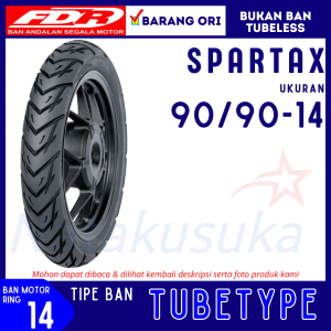 FDR Ban Motor Spartax 90/90-14 Tubetype TT Ban Motor Metic Ring 14