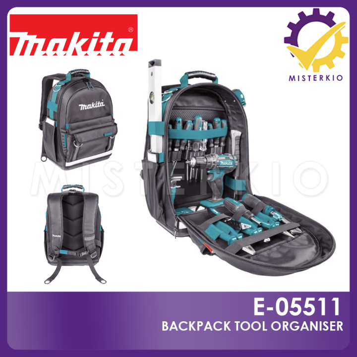 Makita E-05511 Backpack Tool Organiser, Tool Storage, Ergonomic